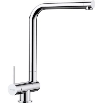 Blanco Laressa f keukenkraan neerklapbaar haaks draaibaar chroom staafgreep links