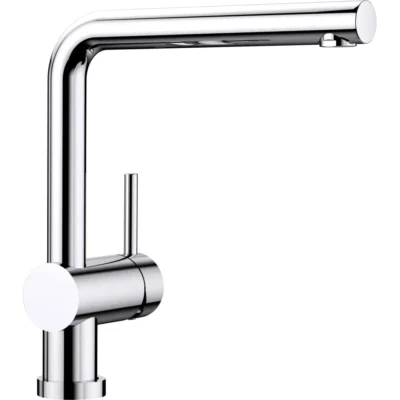 Blanco Linus f keukenkraan neerklapbaar chroom haaks draaibaar met staafgreep 514025 Blanco Linus f keukenkraan neerklapbaar chroom haaks draaibaar met staafgreep 514025