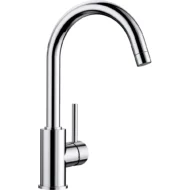 Blanco Mida keukenkraan enkele hendel draaibare uitloop chroom 517742