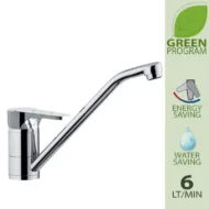Daniel Omega Green eengreepskeukenkraan draaibare uitloop 6l waterbesparende beluchter