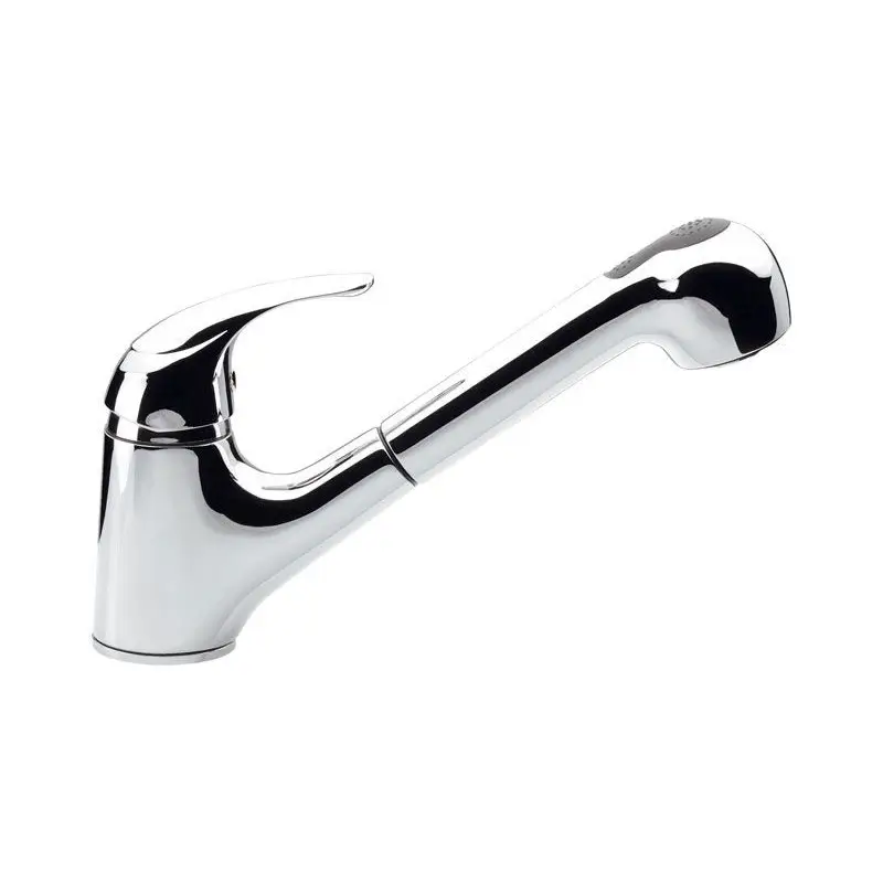 Daniel Serena eengats keukenkraan chroom met uittrekbare douchefunctie Daniel Serena eengats keukenkraan chroom met uittrekbare douchefunctie