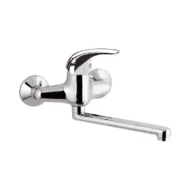 Daniel Serena muur keukenkraan met draaibare uitloop en wandmontage