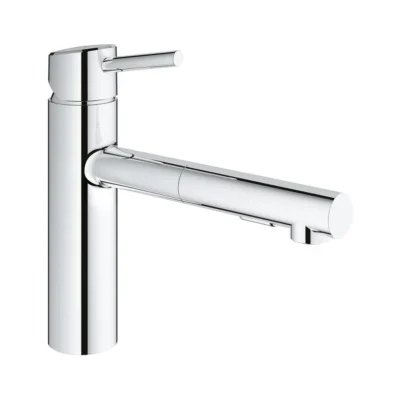 Grohe Concetto eengreeps gootsteenkraan chroom uittrekbaar 30273001