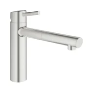 Grohe Concetto eengreeps keukenkraan supersteel 31129dc1 met hoge uitloop
