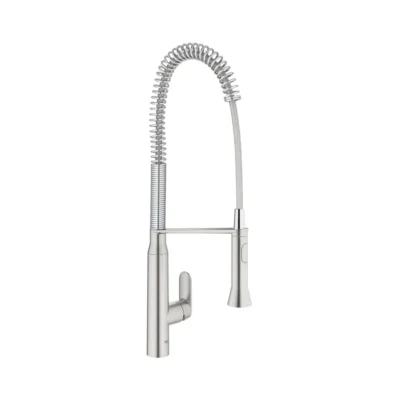 Grohe K7 eengreeps spoelkraan keuken met veer in supersteel 32950dc0 Grohe K7 eengreeps spoelkraan keuken met veer in supersteel 32950dc0