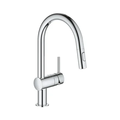 Grohe Minta eengreeps keukenkraan chroom met draaibare uitloop 32321002