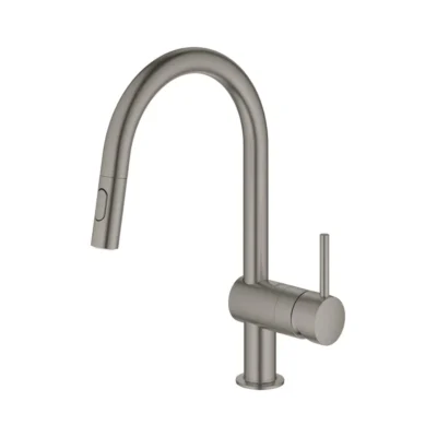 Grohe Minta eengreeps keukenkraan hard grafiet geborsteld 32321al2