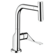 axor citterio uittrekbare keukenmengkraan draaibaar 2 standen chroom 39861000