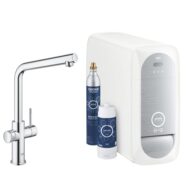 grohe blue home l uitloop starter kit haaks draaibaar 2 standen chroom 31454001