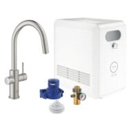 grohe blue professional c uitloop mousseuruitloop rond draaibaar uittrekbaar supersteel 31325dc2