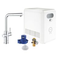 grohe blue professional l uitloop kit mousseuruitloop uittrekbaar uitloop haaks draaibaar chroom 31326002