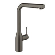grohe essence eenhendel keukenmengkraan uittrekbaar draaibaar hard grafiet geborsteld 30270al0