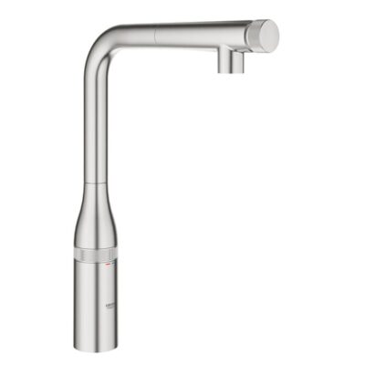 grohe essence eenhendel keukenmengkraan uittrekbaar draaibaar supersteel 31615dc0 grohe essence eenhendel keukenmengkraan uittrekbaar draaibaar supersteel 31615dc0
