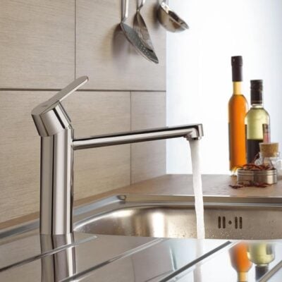 grohe get eenhendel keukenmengkraan draaibaar chroom 30196000 grohe get eenhendel keukenmengkraan draaibaar chroom 30196000