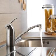 grohe get eenhendel keukenmengkraan draaibaar chroom 32891000