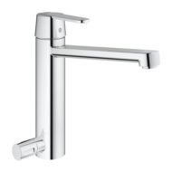 grohe get eenhendel keukenmengkraan draaibaar met apparaat aansluiting chroom 30198000