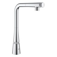 grohe zedra eenhendel keukenmengkraan uittrekbaar draaibaar chroom 31593002