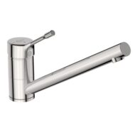 ideal standard ceralook eenhendel keukenmengkraan draaibaar geborsteld roestvrij staal bc292gn