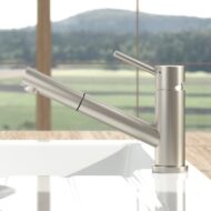 villeroy boch como raam douche eengreeps keukenmengkraan draaibaar uittrekbaar 2 standen edelstaal finish 925800lc