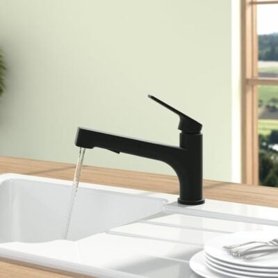 villeroy boch junis keukenmengkraan mat zwart draaibaar uittrekbaar 92810006 villeroy boch junis keukenmengkraan mat zwart draaibaar uittrekbaar 92810006
