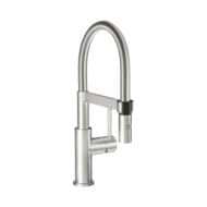 villeroy boch steel expert compact window keukenmengkraan rvs veer uitloop uittrekbaar 2 standen edelstraal finish 929900lc